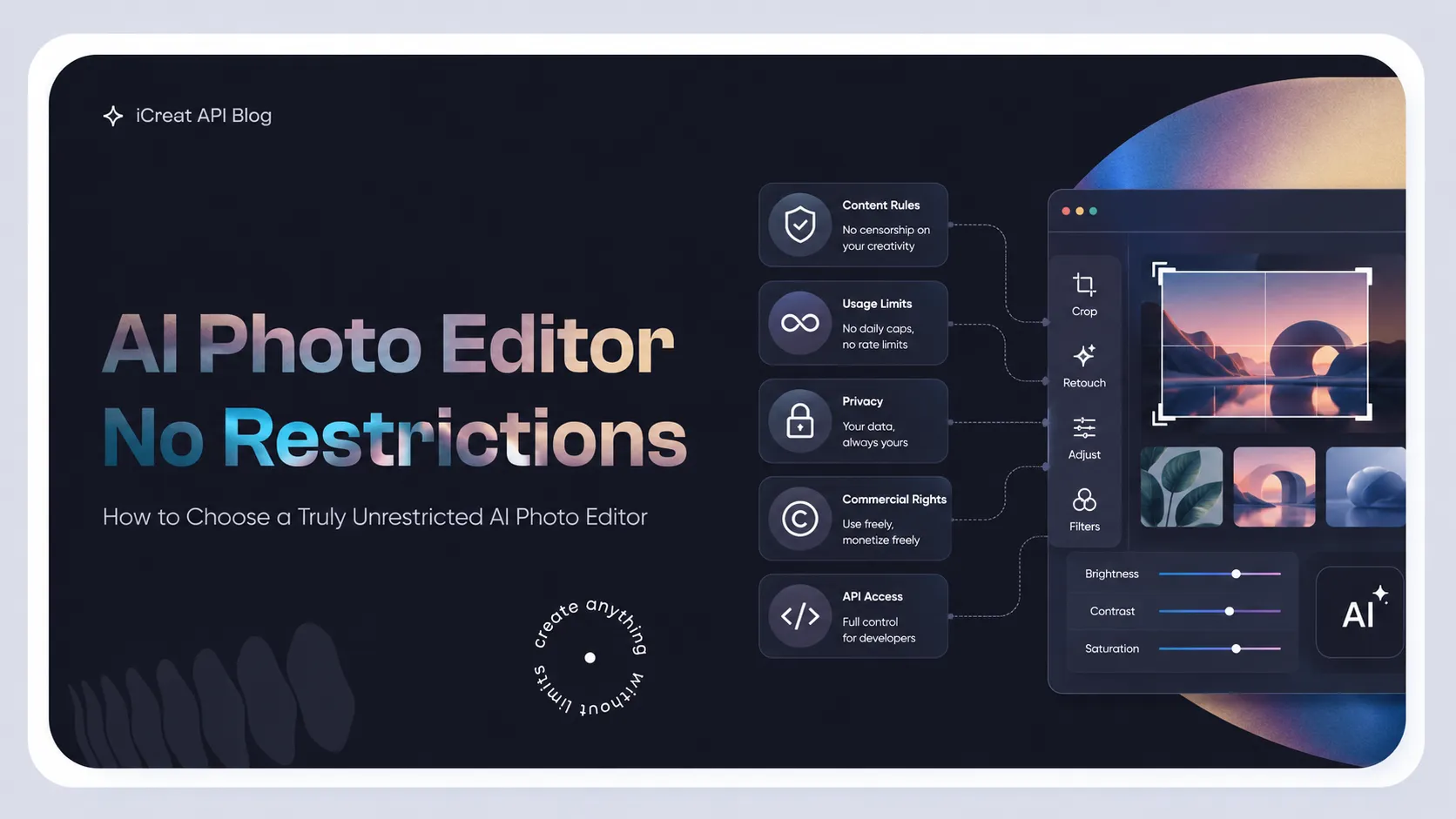 AI Photo Editor No Restrictions: How to Choose a Truly “Unrestricted” AI Photo Editor