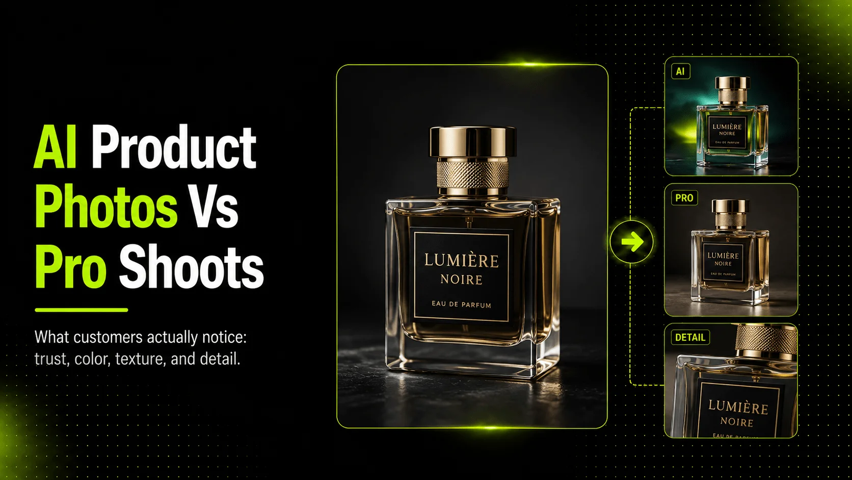 AI product photography vs professional photoshoots