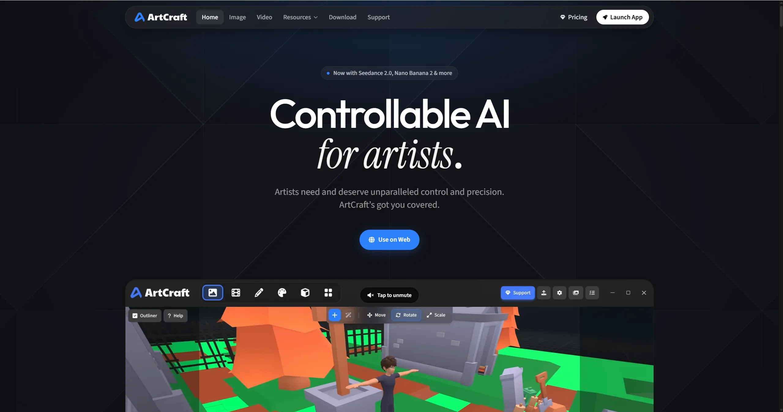 ArtCraft homepage