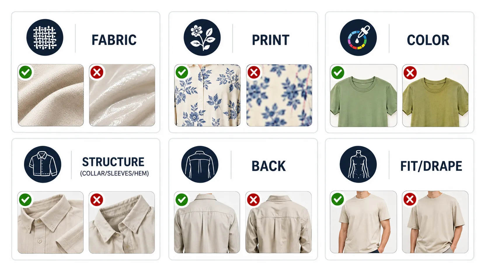 Step 3 review output for garment accuracy