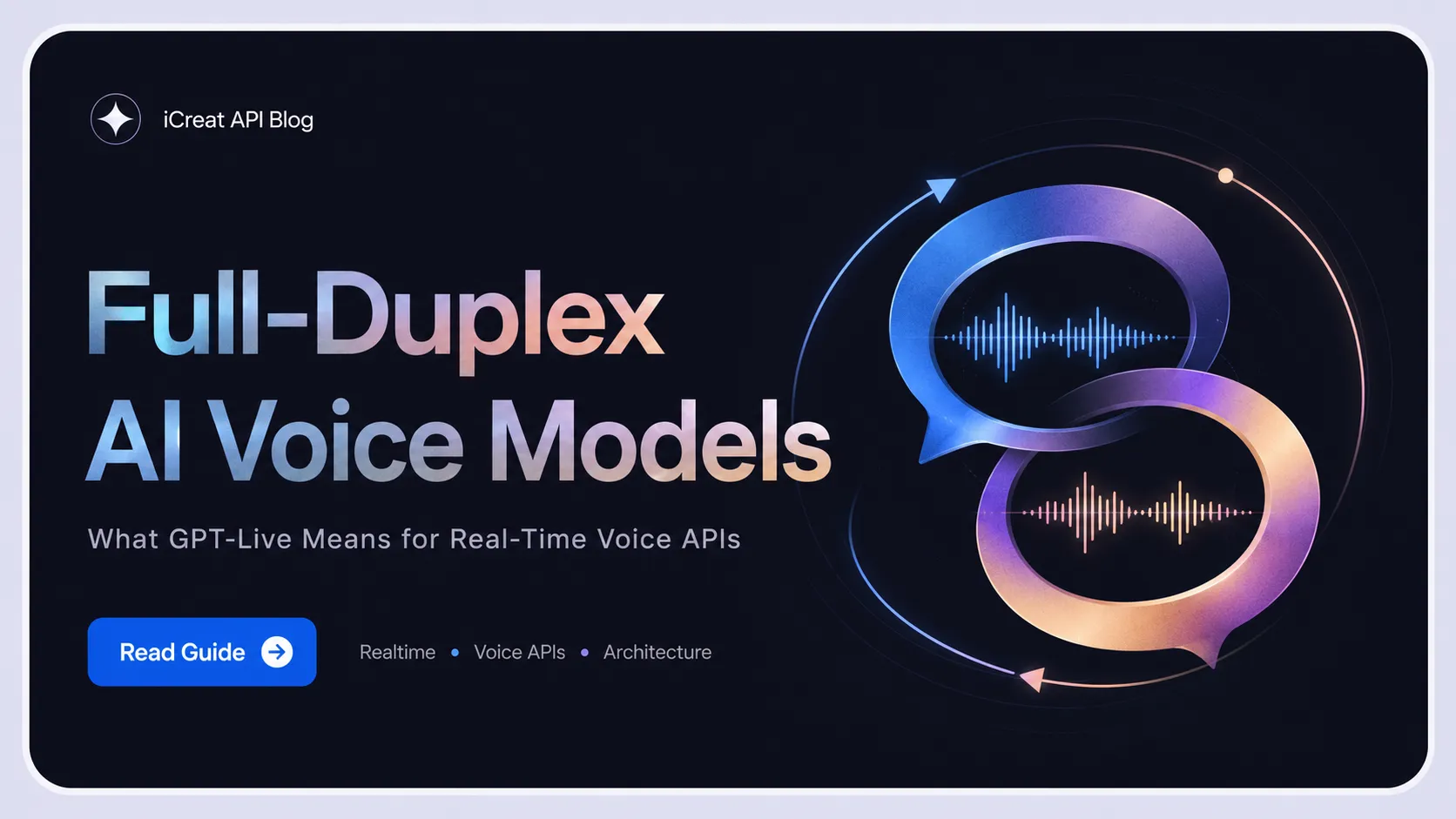 Full-Duplex AI Voice Models: What GPT-Live Means for Real-Time Voice APIs