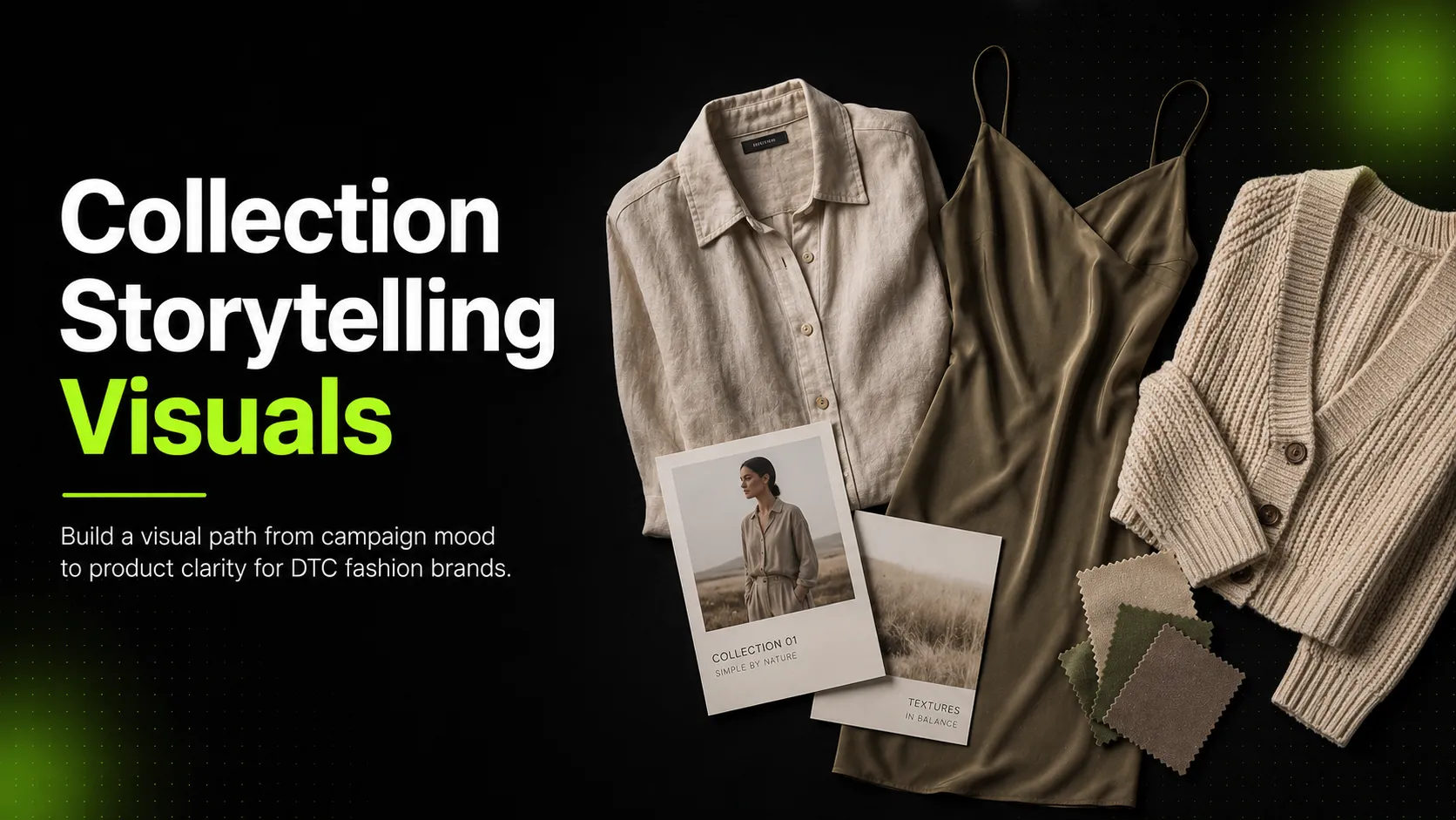 How to Create Collection Storytelling Visuals for DTC Fashion Brands