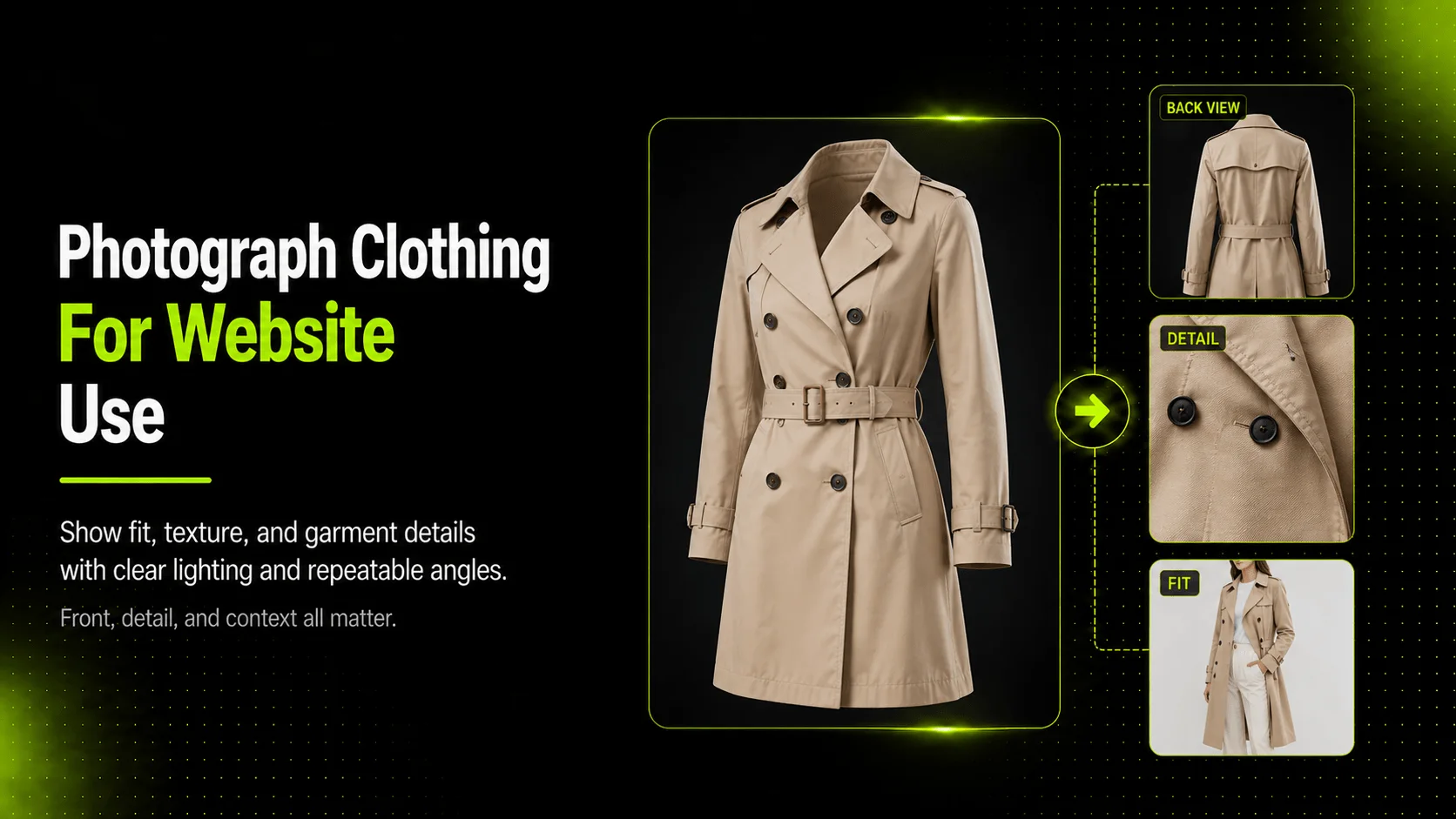 How to Photograph Clothing for Website Use