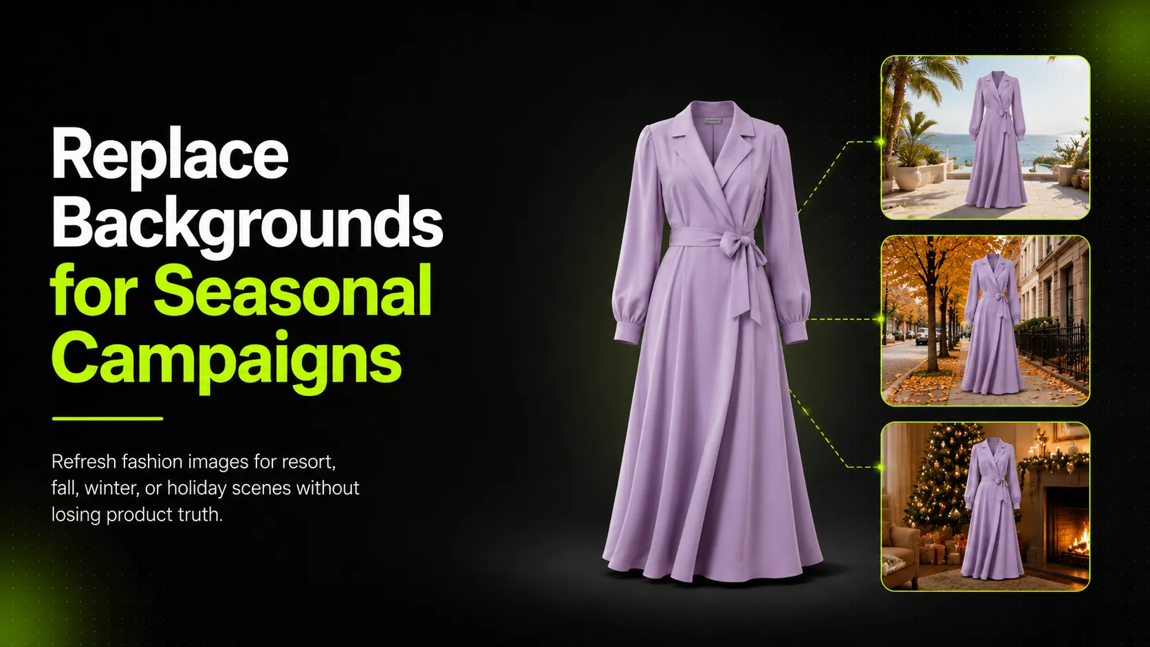 How to Replace Backgrounds in Fashion Images for Seasonal Campaigns