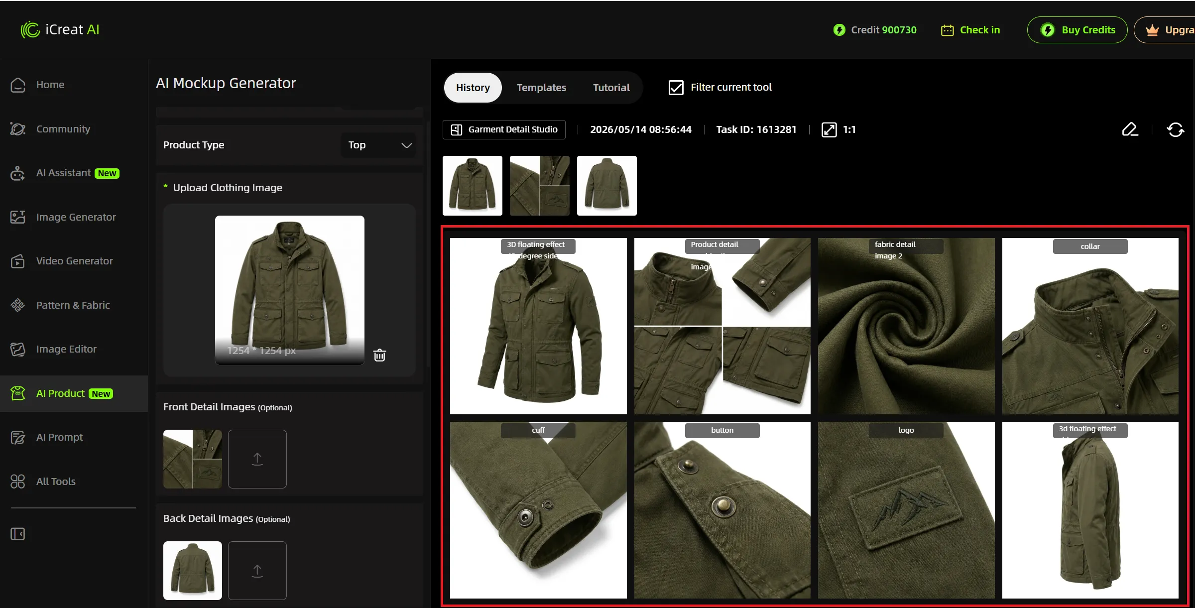 Step 3 generate ai variations