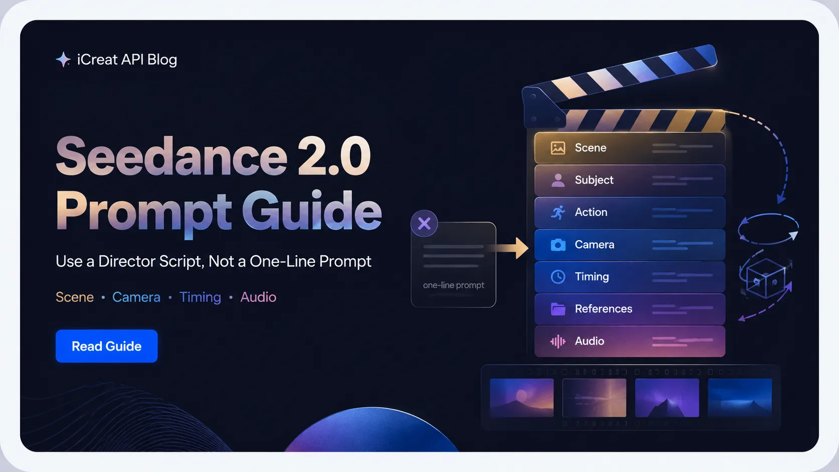 Seedance 2.0 Prompt Guide: Stop Writing One-Line Prompts and Use a Director Script