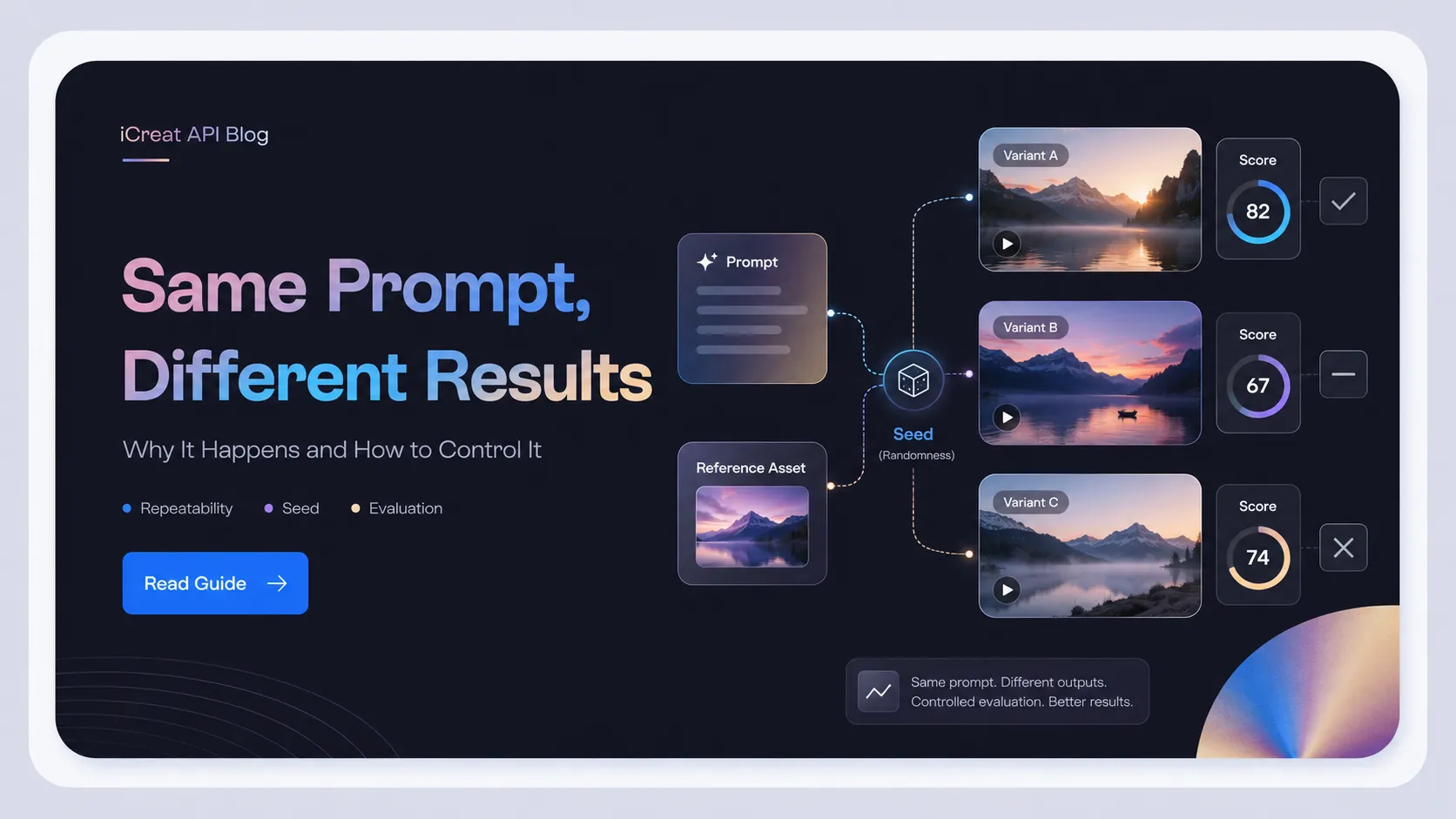 Seedance 2.0 Same Prompt Different Results: Why It Happens and How to Control It