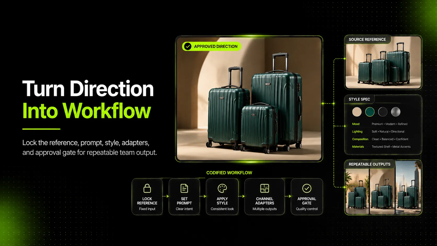 How to Turn One Approved Visual Direction into a Repeatable Team Workflow